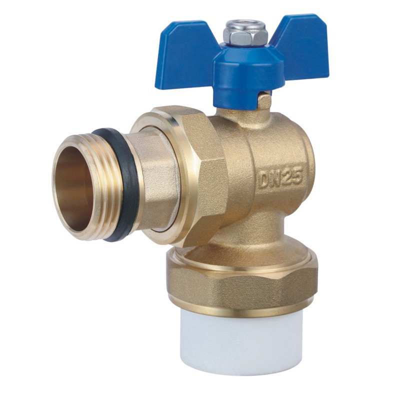 Professional Manufacturer's Latest Technology Discounted Brass Angle Ball Valve Joint Water Hydraulic Power General PPR